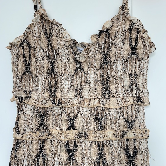 Olivaceous Snake Print Dress - Picture 3 of 5